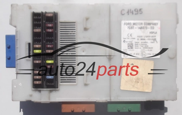BOITE ELECTRIQUE A RELAIS ET FUSIBLE  FORD Delphi 28130624-F9551, 7G9T-14A073-ED