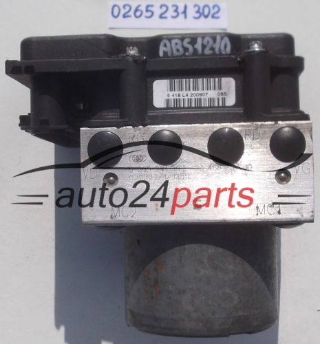 Aντλία ABS PEUGEOT 307 BOSCH 0 265 231 302, 0265231302, 96 468 287 80, 9646828780, 0 265 800 390, 0265800390