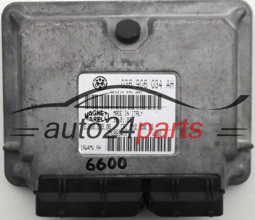 ECU ENGINE CONTROLLER VOLKSWAGEN SEAT SKODA MAGNETI MARELLI IAW 4MV.AH,  036 906 034 AH, 61600.679.08