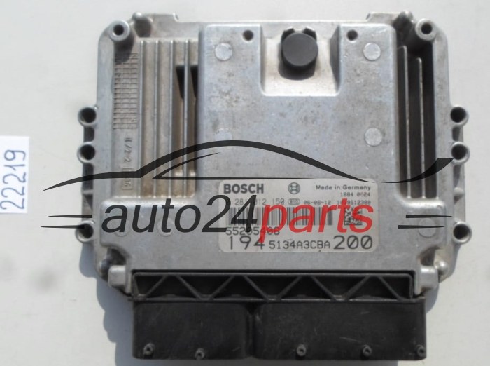 CENTRALINA DO MOTORE FIAT CROMA 2.4 JTD BOSCH 0 281 012 150, 0281012150, 55205406