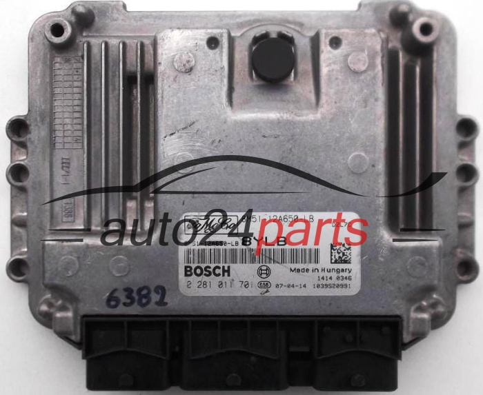 CENTRALINA DO MOTORE FORD FOCUS 1.6 TDCI BOSCH 0 281 011 701, 0281011701, 8M51-12A650-LB, 8M5112A650LB