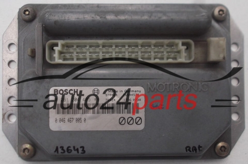 KOMPUTER STEROWNIK SILNIKA FIAT BRAVA BRAVO 1.4 12V BOSCH 0261204405, 0 261 204 405, 0 046 467 005 0, 00464670050 -  12383, 13643