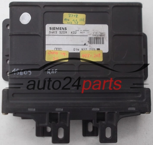ECU AUTOMATIC GEARBOX VOLKSWAGEN AUDI SIEMENS 5WK3 3209, 5WK33209, 01N 927 733 BL, 01N927733BL