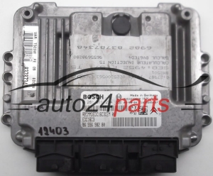 MOTORSTEUERGERÄT ECU STEUERGERAT PEUGEOT 307 1.6 HDI BOSCH 0 281 011 234, 0281011234, 96 556 982 80, 9655698280