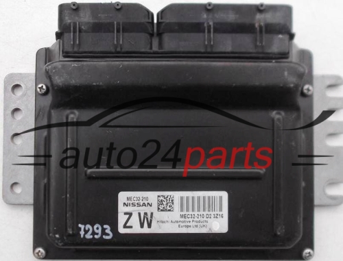 CENTRALITA DE MOTOR NISSAN ALMERA 1.5 MEC32-210 ZW, MEC32210, D2 3Z16, D23Z16, MEC32210D23Z16