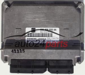 KOMPUTER STEROWNIK SILNIKA SEAT IBIZA 1.2 03E906033AA, 03E 906 033 AA SIEMENS 5WP44225 02 BENZIN SIMOS 3PG 7002 - 12225