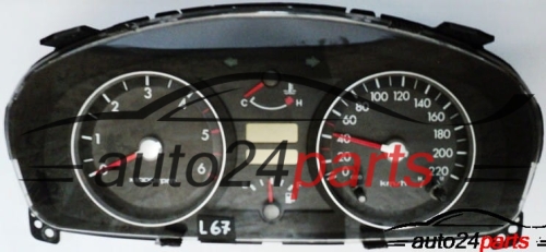 SPEEDOMETER INSTRUMENT CLUSTER HYUNDAI GETZ 1.5 CRDI K12 20031106 940031C550, 94003-1C550, 200435310H, 2004-35310H