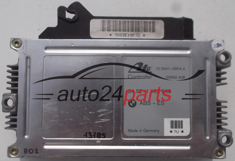 CENTRALINA ABS BMW E36 ATE Controller 5WK8 408, 5WK8408, 10.0941-0804.4, 10094108044, 3452-1 162 646, 34521162646 