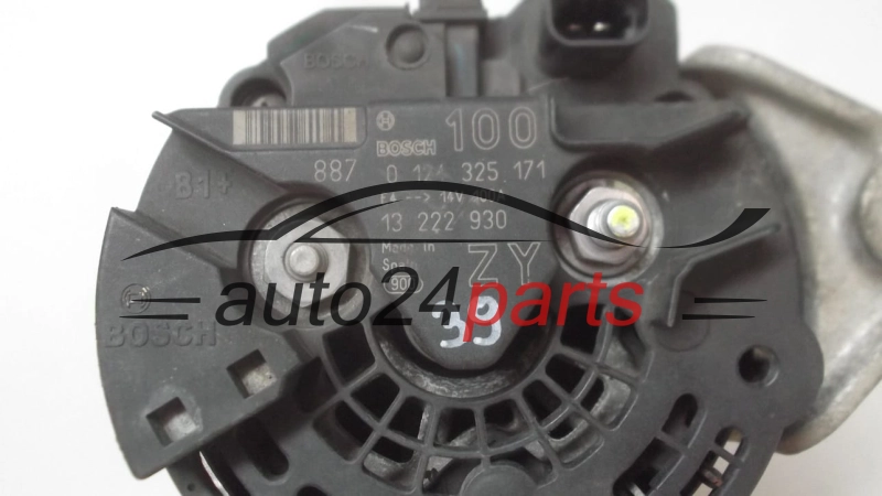 ALTERNATOR 1.4 OPEL ASTRA CORSA COMBO MERIVA 13222930 ZY GM 93190138, 6204265 0124325171 ZY, 100A
