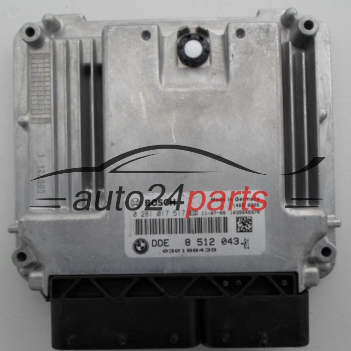 MOTORSTEUERGERÄT ECU STEUERGERAT BMW BOSCH 0 281 017 517,  DDE 8 512 043