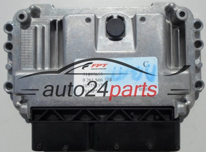 ECU CENTRALITA DE MOTOR  FIAT 500 1.4 BOSCH 0 261 S06 518,  FPT 51897655