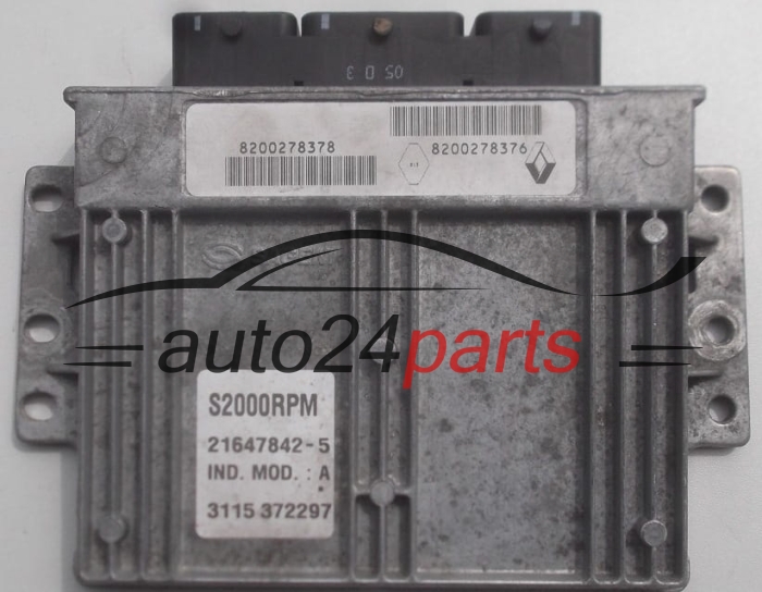 Μονάδα Ελέγχου Κινητήρα RENAULT LAGUNA 1.8 SAGEM 21647842-5, 8200278378, 8200278376