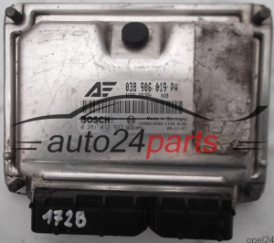 ΜΟΝΑΔΑ ΕΛΕΓΧΟΥ ΚΙΝΗΤΗΡΑ VW VOLKSWAGEN SHARAN SEAT ALHAMBRA 1.9 TDI BVK 038906019PA, 038 906 019 PA, BOSCH 0 281 012 932, 0281012932, DIESEL EDC15P+ 8438, 1039S13424