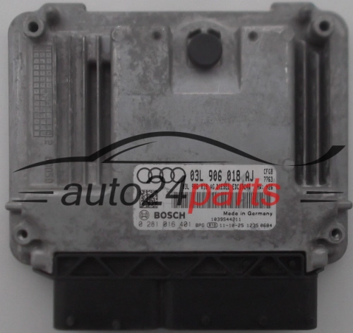 Μονάδα Ελέγχου Κινητήρα AUDI A3 2.0 TDI BOSCH 0 281 016 401,  03L 906 018 AJ