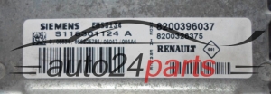 MOTORSTEUERGERÄT ECU STEUERGERÄT  RENAULT KANGOO 1.6 SIEMENS S118301124 A