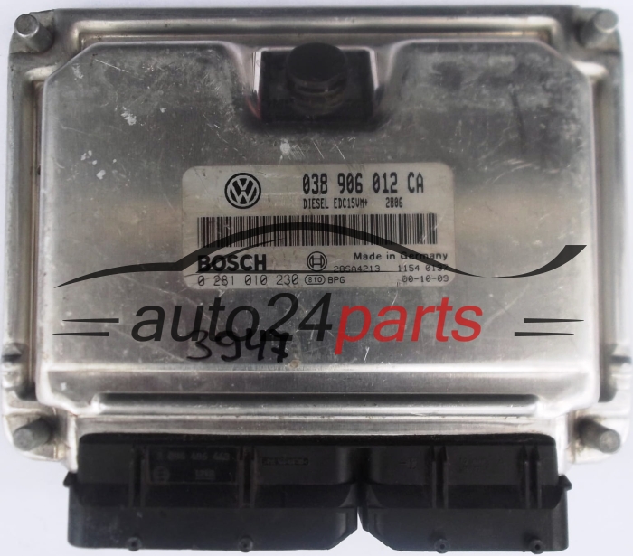 ECU CENTRALITA DE MOTOR SEAT LEON TOLEDO 1.9 TDI ALH 038906012CA, BOSCH 0281010230, 28SA4213