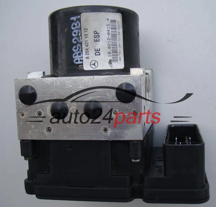 ABS PUMP MERCEDES W204 A 204 431 19 12, A2044311912, 10.0212-0415.4, 10021204154, A2049012400