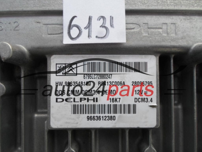 CENTRALITA DE MOTOR CITROEN PEUGEOT R0413C006A, 28096795
