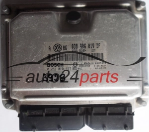 ΜΟΝΑΔΑ ΕΛΕΓΧΟΥ ΚΙΝΗΤΗΡΑ VW VOLKSWAGEN GOLF 1.9 TDI 038906019DF, 038 906 019 DF BOSCH 0281010497, 0 281 010 497 DIESEL EDC15P+ 1237 28SA4730