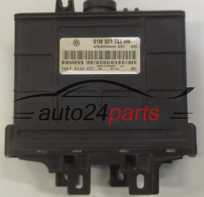 Computador caixa de velocidades automática AUDI A3 SIEMENS 5WK3 3436, 01M 927 733 HN
