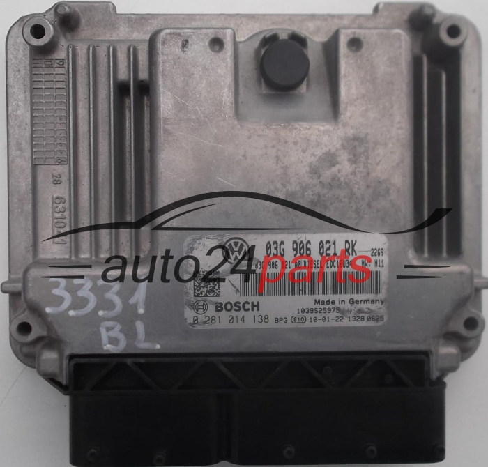 MOTORSTEUERGERÄT ECU STEUERGERÄT VW VOLKSWAGEN TOURAN 1.9 TDI 03G906021RK