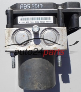 Αντλία αβς SMART FORTWO BOSCH 0 265 950 786