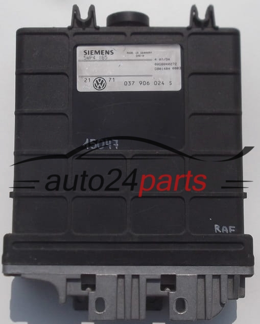 Centralina motore VOLKSWAGEN GOLF SEAT TOLEDO SIEMENS 5WP4 165  5WP4165  037 906 024 S  037906024S