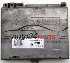 CENTRALINA DO MOTORE RENAULT CLIO 1.4, SIEMENS S101718102 E, S101718102E, HOM7700749946, 7700864508