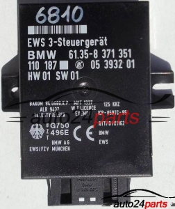 CALCULATEUR MOTEUR EWS BMW E38 61.35-8 371 351, 61358371351, 05 3932 01, 05393201 