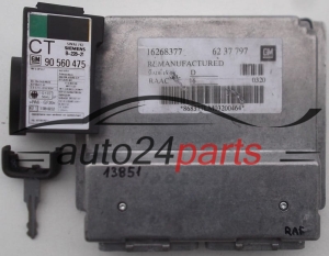 CENTRALINA MOTORE OPEL ASTRA G GM 62 37 797, 6237797, 16268377 RAAC