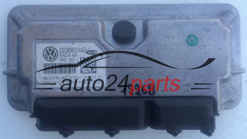Μονάδα Ελέγχου Κινητήρα VOLKSWAGEN MAGNETI MARELLI IAW 4HV.AD, IAW4HVAD, 03C 906 024 AD, 03C906024AD, 61601.417.02, 6160141702