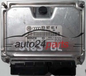 ECU ENGINE CONTROLLER AUDI A4 A6 2.5 TDI 8E0907401N, 8E0 907 401 N, BOSCH 0281011386, 0 281 011 386, DIESEL EDC15UM+ 0003 1039S01878