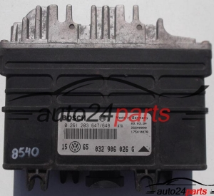 ECU CENTRALITA DE MOTOR VW VOLKSWAGEN GOLF 1.6 BOSCH 0 261 203 647/648, 0261203647, 032 906 026 G, 032906026G