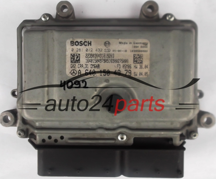 calculateur moteur pour mercedes 