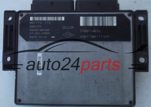 Μονάδα Ελέγχου Κινητήρα RENAULT CLIO KANGOO 1.9 D LUCAS R04010030E, HOM 7 700 111 549, 7700111549, 7700114876