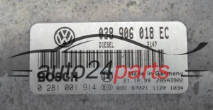 Μονάδα Ελέγχου Κινητήρα SEAT IBIZA 1.9 TDI BOSCH  0281001914,  038906018EC