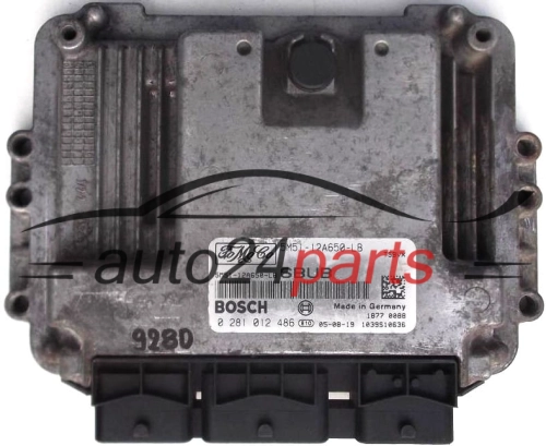 CENTRALINA MOTORE FORD FOCUS 1.6 TDCI, BOSCH 0 281 012 486,  FoMoCo 5M51-12A650-LB