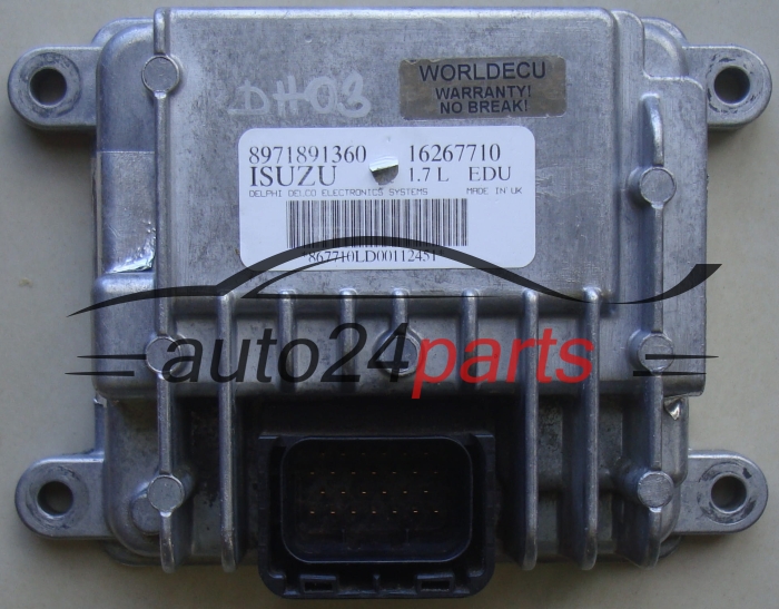 ECU controller EDU pump injection OPEL  ISUZU 8971891360, Delphi Delco 16267710