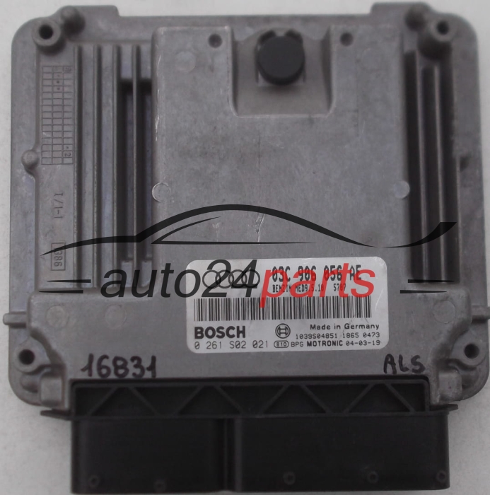 Centralita de motor AUDI 1.6 FSI BOSCH 0261S02021 03C906056AE