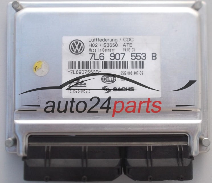 Μονάδα ελέγχου ανάρτηση του συστήματος VOLKSWAGEN TOUAREG HELLA 5SG 008 407-09,  ATE 15.1528-0059.2,  7L6 907 553 B
