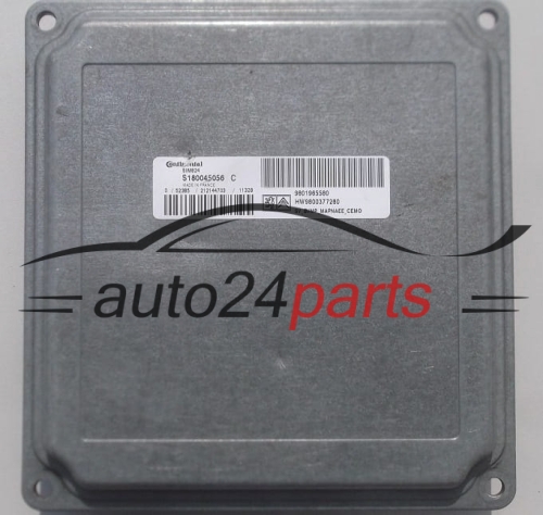 ECU AUTOMATIC GEARBOX CITROEN PEUGEOT CONTINENTAL S180045056 C,  9801965580, HW 9800377280, SIM824