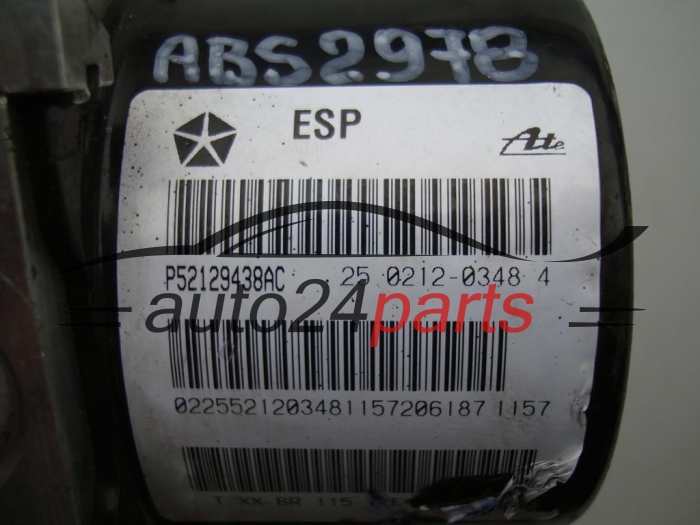 Αντλία αβς JEEP GRAND CHEROKEE P52129438AC, 25.0212-0348.4, 25021203484, 25.0928-4306.3, 25092843063
