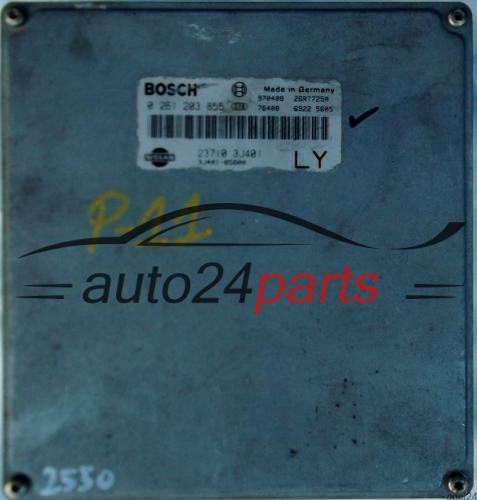 ECU ENGINE CONTROLLER NISSAN PRIMERA 2.0 BOSCH 0261203855, 0 261 203 855, 237103J400 LY 23710-3J400, 237103J401 23710-3J401, 237103J403 23710-3J403 