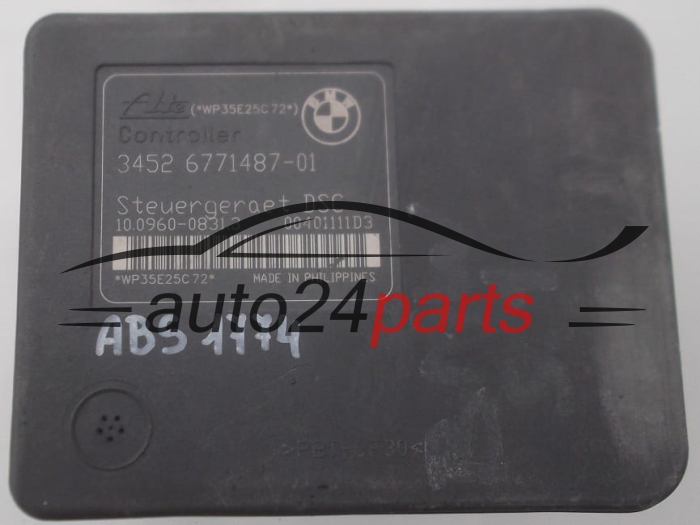 POMPE HYDRAULIQUE ET CALCULATEUR d'ABS BMW E 87 E90 E91 3451-6771486-01,  ATE 10.0206-0225.4