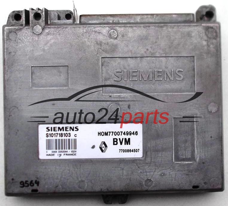 KOMPUTER STEROWNIK SILNIKA RENAULT CLIO 1.4, S101718103, HOM7700749946, BVM
