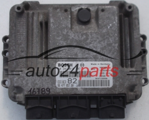 KOMPUTER STEROWNIK SILNIKA PEUGEOT 206 1.4 HDI BOSCH 0 281 010 707, 0281010707, 96 477 857 80, 9647785780, 9647158380, EDC16C3 82, 1039S00146 -  