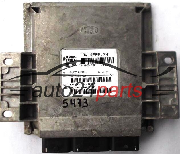 Μονάδα Ελέγχου Κινητήρα CITROEN C2 PEUGEOT 206 MAGNETI MARELLI IAW 48P2.7H, IAW48P27H, HW 16.623.004, 16623004, 9645989480, SW 16.634.064, 16634064, 9655756780
