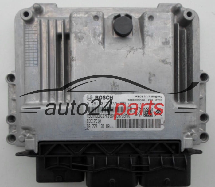 ECU CENTRALITA DE MOTOR CITROEN PEUGEOT 1.6 HDI BOSCH 0 281 017 333,  96 770 131 80.jpg