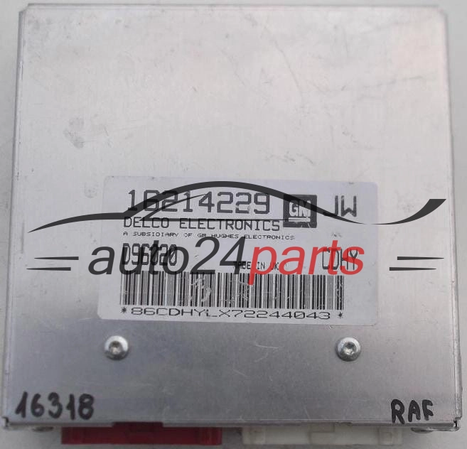CENTRALINA MOTORE OPEL ASTRA DELCO 16214229 JW, 16214229JW, D96020, CBCK