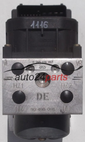 ABS POMPA I STEROWNIK OPEL ASTRA G ZAFIRA BOSCH 0 265 216 461, 0265216461, 90 498 066, 90498066, 0 273 004 209, 0273004209